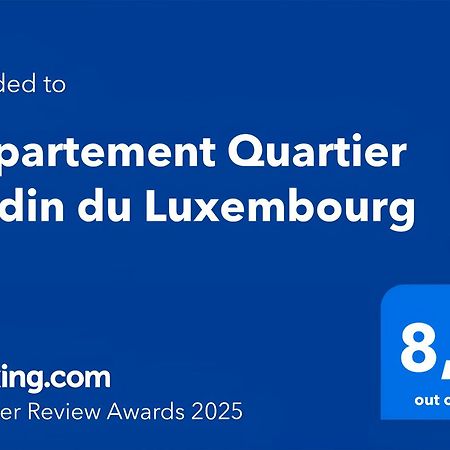 Appartement Quartier Jardin Du Luxembourg Free Netflix Paris Bagian luar foto